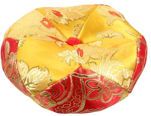 Toyvian Cloth Sound Bowl Cushion Pad Aus Dekoratives Kissen Für Klangschalen Rutschfestes Polster Für Meditation Und Gebet Handgefertigte Holzschalenunterlage Langlebig Und Sicher
