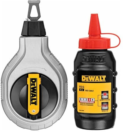 DEWALT Schlagschnur, 30 m, mit roter Kreide, DWHT47408-0