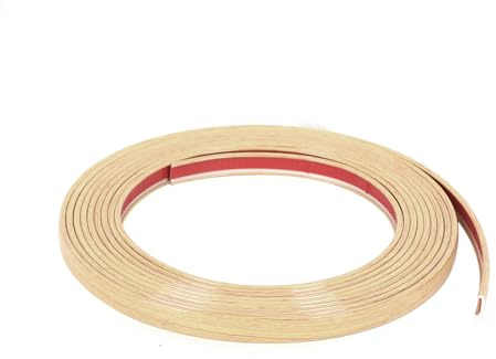 Kantenumleimer Selbstklebend,5M Kantenschutz Selbstklebend,U-Förmige Flexible Möbel Umleimer kantenband,Gummi Eckenschutz&Kantenschutz Baby Faltbarer Kantenschutz für Möbel (Wood Grain, 5m×30mm)
