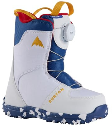 Burton Grom BOA Kids Snowboard Boots, White, 1K
