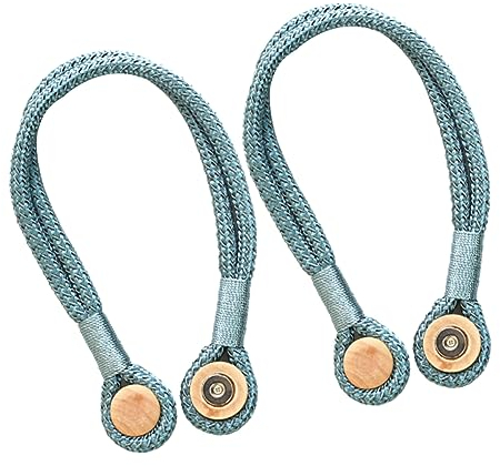 STOBAZA 2stücke Magnetische Vorhang Raffhalter Elegante Drape Tiebacks Für Moderne Wohnkultur Einfach Zu Bedienen Und Stark Genug Für Dünne Und Dicke Vorhänge