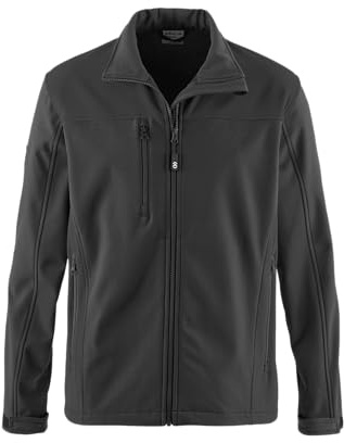 pka Softshelljacke BASIC - Deine Jacke für Arbeit & Freizeit, Schwarz Größe XL