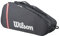 Wilson Tour 6 Tennis Bag, Versatile Bag with a Dedicated Racket Space, Shoe Section and Spacious Accessory Pocket, Dual Carrying Options, Colour: Black