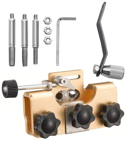 Kit d'affûtage de tronçonneuse Jigs Kits d'affûtage rapide portable Outil manuel d'affûtage de chaîne Fixation pour jardin à chaîne