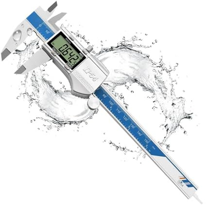 Calibro digitale elettronico da 150 mm Strumento di misurazione in acciaio inossidabile ad alta precisione IP54 con nonio