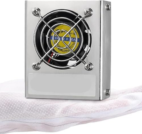 Ventilatore ionizzante - Ventilatore ionizzatore da tavolo antistatico con ago agli ioni di tungsteno in acciaio, volume d'aria 30 CFM, area di copertura di 300 mm per spazi di lavoro puliti