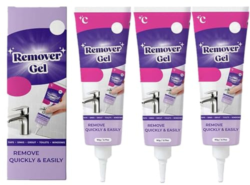 Vexclean Lot de 3 gels anti-moisissures puissants, très efficaces en pénétration, n'endommage pas la surface, pour carrelage de salle de bain et cuisine