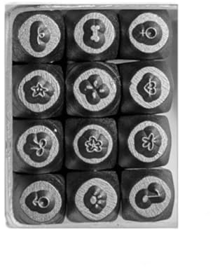 Lot de 12 ciseaux de travail du métal pour fabrication de bijoux sculptés à la main - Kits de gravure en métal pour orfèvres - Fournitures de fabrication de bijoux