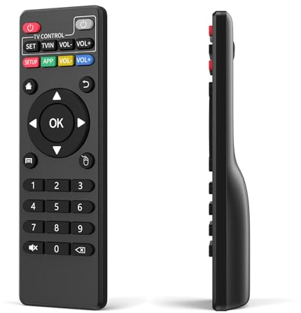 GOUYESHO Telecomando di ricambio compatibile con MXQ Android TV Box MXQ-4K MXQ-Pro RK3229 X96 X96-MINI T95X T95 T95M T95N T95-S1 T95-S2 H96 H96-Pro+ M9C-MINI MX9 M8 M8C M8S M9C M10