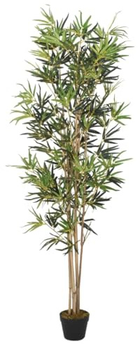 Générique Bambou Artificiel 828 Feuilles 150 cm Vert,Fleurs & Plantes artificielles,358960