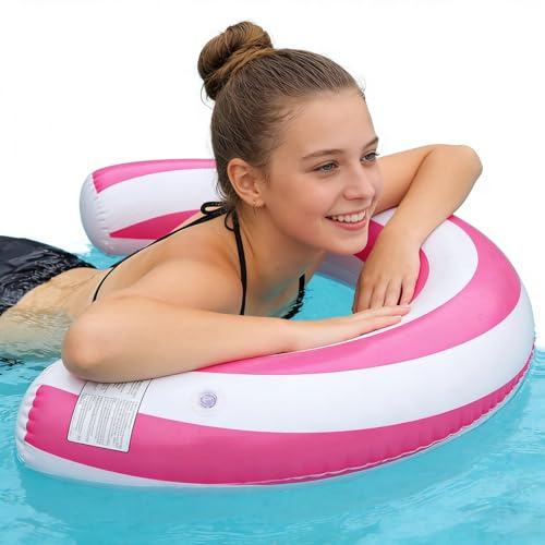 Aufblasbare Schwimmnudel - PVC U-Förmig | Leckagefreie Schwimmhilfe, Aufblasbares Floß Für Erwachsene, See Fluss Pool Party Outdoor Sommer Reisen Camping Wasser-Spiele