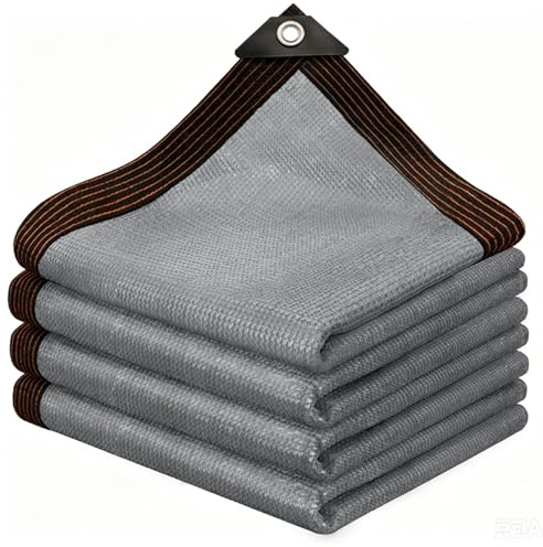 Telo Ombreggiante per Esterno 2x4m Grigio Rete Ombreggiante con occhielli,85% Tessuto Ombreggiantes/UV del sole Protezione,HDPE Panno Vele parasole per Recinzione Giardino Balcone