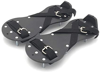 DEWEPRO® Nagelschuhe - Nagelsohlen - Estrichschuhe - Stachelschuhe (Paar) - Nagellänge: 30mm