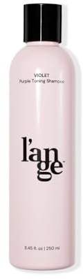 L'ANGE HAIR Violet Purple Toning Shampoo | Restores Hair Color | Tone Correcting Shampoo | Removes Yellow, Orange and Brassy Tone | UV Protection Shampoos | All Hair Types
