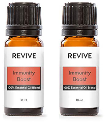 Immunity Boost Essential Oil Blend 2 Pack by Revive Essential Oils - 100% Pure Therapeutic Grade, for Diffuser, Humidifier, Massage, Aromatherapy, Skin & Hair Care