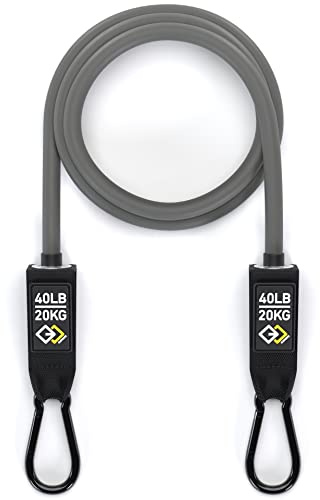 GJELEMENTS Resistance Band - Premium Fitnessband - Widerstandsband für Krafttraining, Muskelaufbau, Training, Übungen, Gym, Physiotherapie - 20 kg