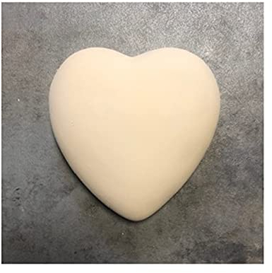 Radami Herz Grabherz Grabschmuck Dekoherz Steinguss 13cm Patina sandbeige