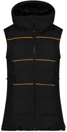 CMP Apres Ski ärmelloser Parka für Damen, schwarz,42