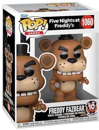Funko POP! Games: Five Nights at Freddy's (FNAF) Movie - Freddy Fazbear - Five Nights at Freddy's - Vinyl-Sammelfigur - Geschenkidee - Offizielle Handelswaren - Video Games Fans