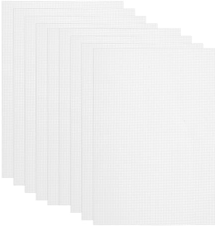 uxcell 11.2 x 7.9 Silicone Dehydrator Sheets, 9 Pcs Non-Stick Dehydrator Drying Mesh Reusable Fruit Dryer Mat for Food Dehydrator Fruit Dryer, White