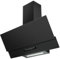 electriQ 90cm Angled Chimney Cooker Hood - Matte Black