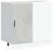vidaXL Mueble bajo de Cocina de Madera ingeniería Gris hormigón, gabinete de Base de Cocina, Unidad Base de Fregadero de Cocina, cajón de gabinete de Base de Cocina