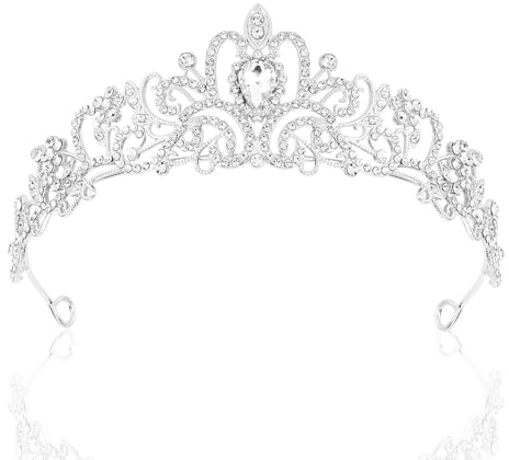 Yeenano Crown Tiara Princess Party Tiara Accessory Crystal Tiaras Crowns Rhinestone Headband For Women Girls For Occasions Including Weddings Parties Proms Halloween And Photo