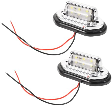 Abaodam 2pcs Boat Led Navigation Lights Signal Lamps for Sailing Boat Safety Lights for Yacht and Fast