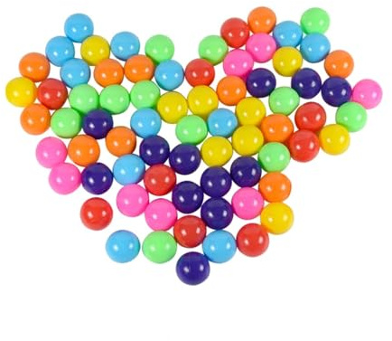 WOONEKY 25piezas Bolas De Plástico para Piscina De Bolas Infantil Juguete Rebotador Seguro para Niño Niña y Bebés para Tiendas De Campaña y Fiestas De Cumpleaños
