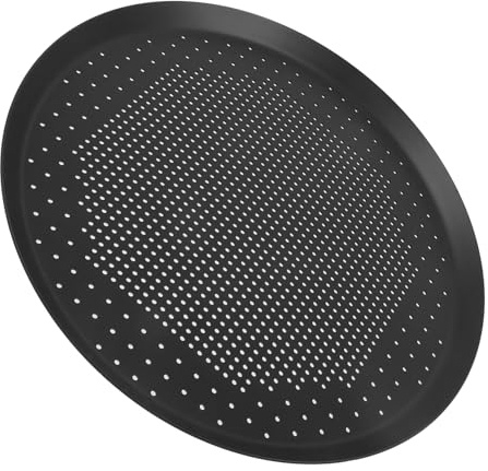 Zerodeko Teglia per Pizza Rotonda Alluminio con Vassoio Antiaderente per Forno per e Pulizia Facile Design con per Distribuzione Uniforme Del Calore