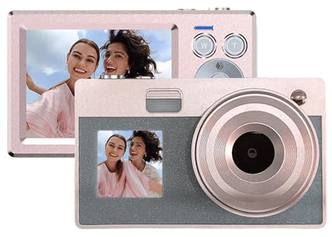 Camera Vincente Con Schermata Anteriore Da 2 8 Pollici 16x Registrazione Video Zoom Zoom Digitale 1080p Per La Fotocamera Per Studenti Eventi Della Scuola Esterna Con Doppio Display