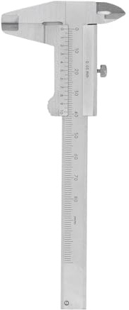 Fabater Mini Calibrador de Acero Inoxidable, Rango 0-80 Mm, Calibrador Portátil para Objetos Pequeños, Modos de Medición Versátiles para Resultados Precisos, Ideal para Diversas Aplicaciones