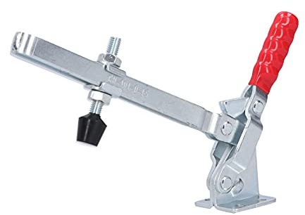 Toggle Clamp Vertikal Quick Release Heavy Duty 180 kg Spännkraft Järn Plasthandtag för träbearbetning Svetsmaskin Driftutrustning Installation