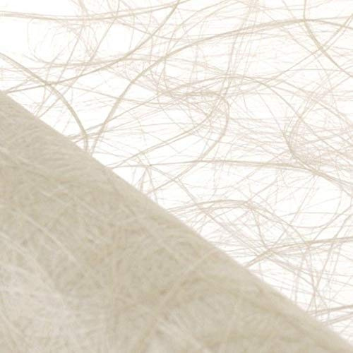 Sizoweb 20m Rolle 30cm breit Tischläufer Tischband Dekoration (Creme 4020)