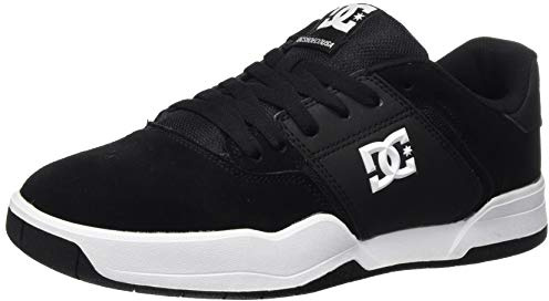DC Shoes Central – läderskor för män, Svart vit, 41 EU