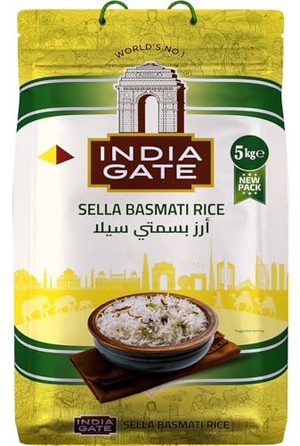 Indiagate Riz Basmati, Parboiled 5000 g