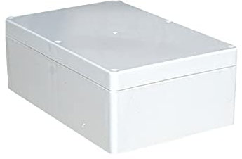 IP65 ABS Waterproof Junction Box, 230x150x85mm Waterproof Dustproof Outdoor Project Box Cable Connection Protective Enclosure, White, 1 Pcs
