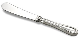 SPALMA BURRO in stile INGLESE MANICO in ARGENTO 800% MASSICCIO Grammi 16 100020