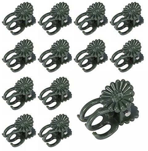 Eteamcan Orchideen Pflanzen Klammern 100 Stück Pflanzen Clips für Orchideen Klein Blumenklammern Garten Pflanzenclips Zum Stützen Pflanze