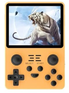 Powkiddy RGB20S - Consola de Juegos de Mano, Tarjeta TF de 16G+128G incorporada, 20000 Juegos, Pantalla IPS de 3.5 Pulgadas, portátil RGB20S con Sistema de código Abierto, Consola de Juegos Retro