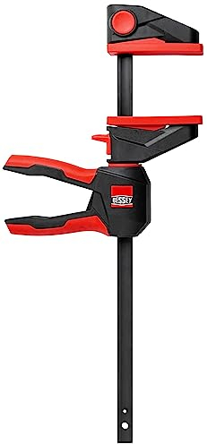BESSEY Morsetto a mano con manico girevole EZ360-60, apertura alare 600 mm, sporgenza 80 mm, semplice lavoro sopra la testa, innovativo meccanismo girevole a 360°, peso 1,06 kg