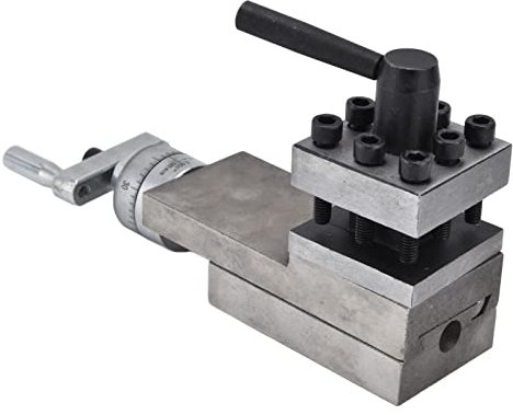 MUNEFE Column Sub Jig Lathe Tool, Mini Lathe Tool Holder Sub Clamp, 50x50mm QUICK RELEASE 2 Way Square Tool Holder for 0618 7inx10in 12in 14in