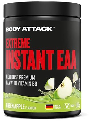 Body Attack Extreme Instant EAA Polvo Green Apple 500 g
