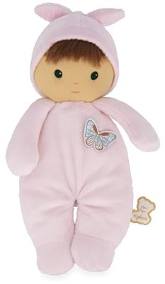 KALOO – Sehr weiche und Flauschige Babypuppe – Weicher und Zarter Körper – Stoffpuppe – Rosa Farbe – 24 cm – Waschbar – Ab der Geburt – K222005