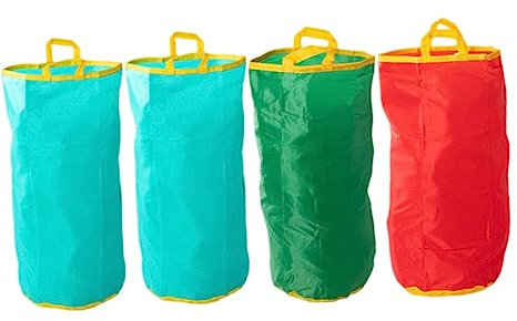 GARVALON Material Didáctico Saco De Salto De Carreras Resistentes para Fiestas Al Aire Bolsa Colorida para Carreras De Sacos Bolsas Divertidas para De