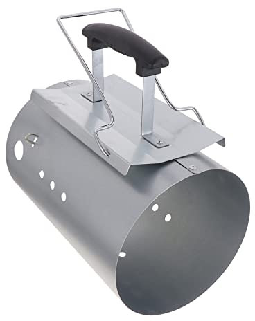 Sosoport Barile di Carbonio Punta Padella Piastra griglia bruciatore Barbecue Professionali Pizza Oven BBQ Accessori Stufa a Carbone Strumento Barbecue all'aperto zincato