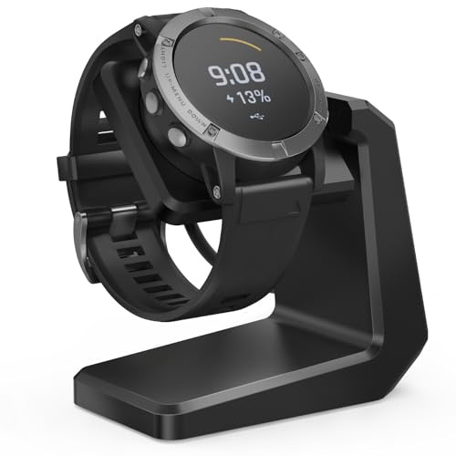 TUSITA Station Chargeur Compatible avec Garmin Plusieurs Montres Connectées - Réglage Multi-Angle