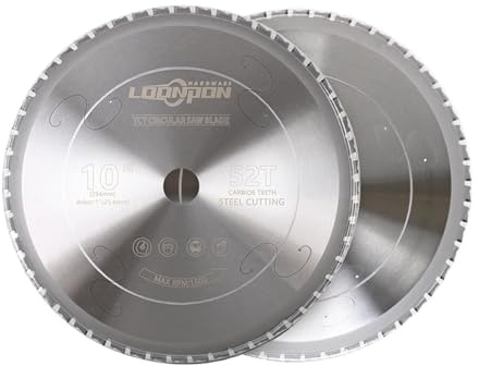 Disque de coupe for métal, lame de scie circulaire en carbure 185/254/355 mm for acier, fer et aluminium(355x25.4x2.4x66T)