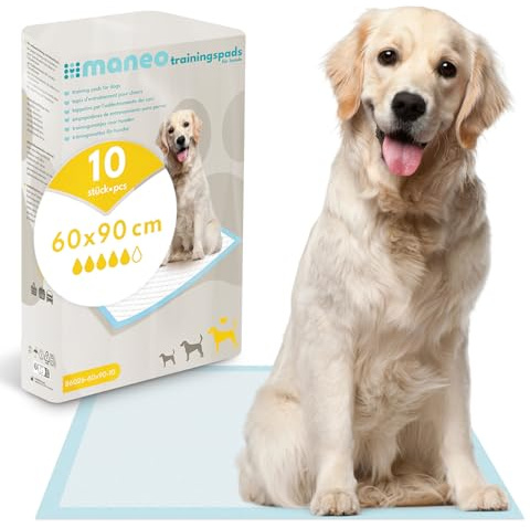 100x maneo Welpen Unterlagen 60x90cm, Trainingspads für Hunde 5-lagig | Welpen Unterlagen saugfähig, Hundeklo auslaufsicher, Pipi Pads, Matten für Hunde, Katzen & Co., Puppy Pads, Welpen Zubehör