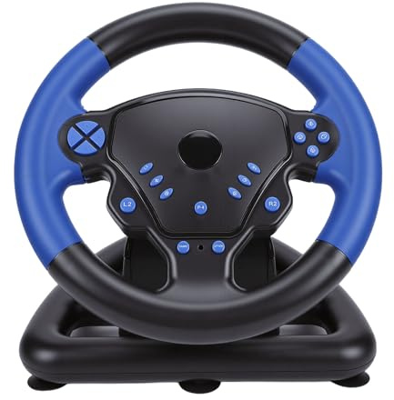 Annadue Rennrad-Force-Feedback-Fahrrad mit 6+1 Schalthebel, Pedal, Joystick für PC/P3/P4/Android/